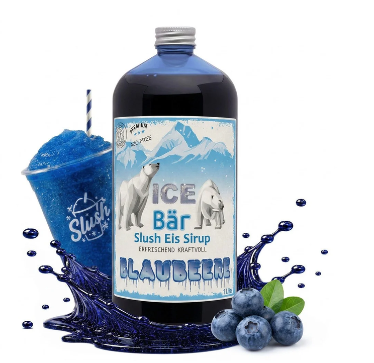 Slush Sirup Blaubeere – H&Z Eventvermietung