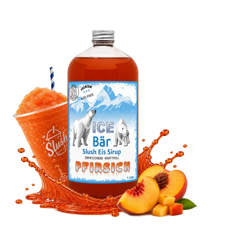 Slush Sirup Pfirsich – H&Z Eventvermietung